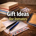 Thoughtful gift ideas for inmates including books stationery and letter writing supplies